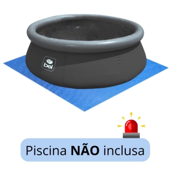 Forro para Piscinas Modelo Quadrado 1,90m X 1,90m em R�fia ( Material Fino ) Bel