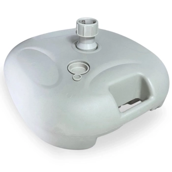 Kit 2 Bases Plsticas para Guarda-sol e Ombrelone de 21 Kg Jardim Piscina Preenchido gua Ou Areia