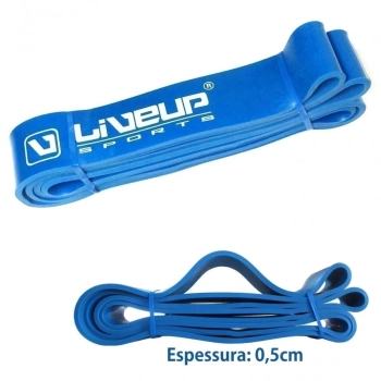 Kit 3 Faixa Elsticas Super Band Intensidade Mdia, Forte e Super Forte para Exerccios Treino