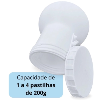 Kit Clorador Flutuante Grande + 2 Tratamentos Semanais Oxigenco + 2 Pastilhas 3 em 1 Hidroall