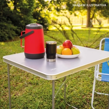 Mesa Dobrvel Porttil com Ala 80 Cm para Pesca Camping e Praia Mesa Prtica Mor