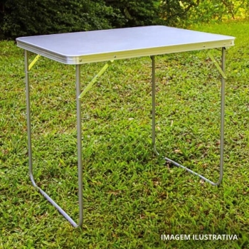 Mesa Dobrvel Porttil com Ala 80 Cm para Pesca Camping e Praia Mesa Prtica Mor
