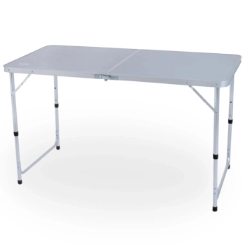 Mesa Dobrvel Porttil Vira Maleta com Ala 1,20m para Pesca Camping e Praia Mesa Prtica Dupla Mor