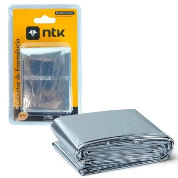 Kit 2 Cobertores Manta Trmica Aluminizada Isolante Resgate, Emergncia e Camping / Acampamento