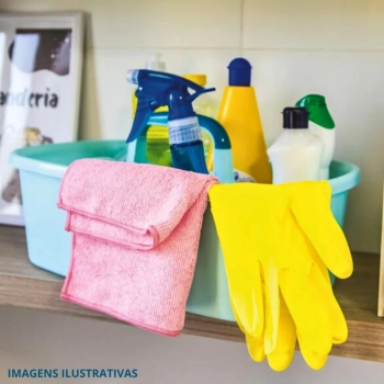 Cesto Organizador Multiuso com Divisrias e Ala Ideal para Lavanderia e Utenslios de Limpeza Mor