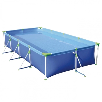 Kit Piscina Premium 5000 Lts Mor + Kit Manuteno Limpeza da Piscina com Aspirador Peneira Mangueira e Haste