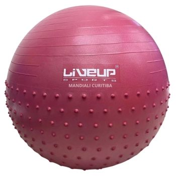 Bola Suia 65cm de Pilates Textura Cravo Massage Ball Bola Massagem Ginstica Yoga + Mini Bomba