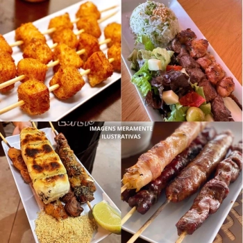 Kit 2 Travessas 31cm Buffet Restaurante Poro + 2 Travessas 35cm Retangulares Rasas em Melamina