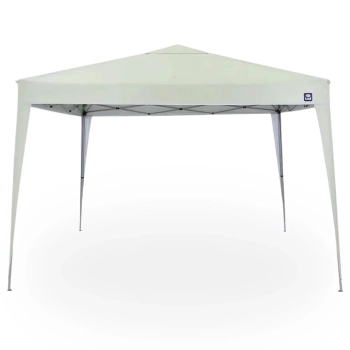 Kit Tenda Articulada Bege 3x3m + Barraca Trocador Portatil + Lavatorio Pia Portatil + Porta Potti 20 Lts