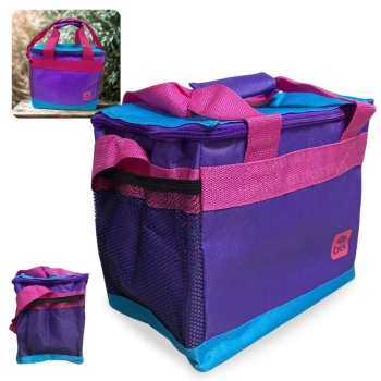 Bolsa Termica Aruba 13,5 Litros Colorida com Ala para Marmita Academia Passeios e Viagens