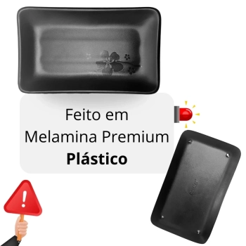 Kit Cesta Dobravel Tampa Vira Mesa Ntk Picnic / Pesca + 4 Pratos Kanpai 17,8cm + 4 Colheres