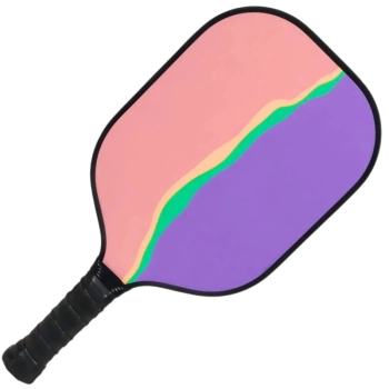 Kit 2 Raquetes para Pickleball Art Bel Esporte Pretas em Fibra de Vidro com Bordas de Proteo