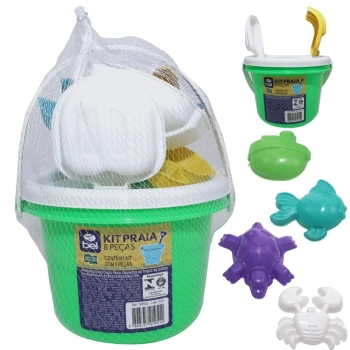 Kit Colete Infantil + Touca de Natao Personagem Aquaman + Baldinho para Praia