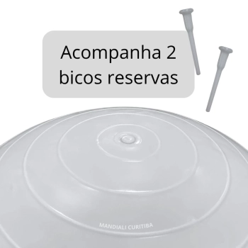 Bola Suia de Pilates 65 Cm Branca Treino Pilates Ginastica Academia Yoga Exercicios