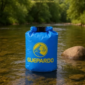 Saco Estanque Keep Dry 5 Litros  Prova Dgua Guepardo para Pesca Camping Trilha Nataao