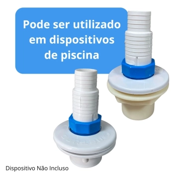 Adaptador para Mangueira de Piscina para Aspirao de Rosca Fina