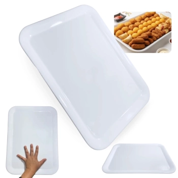 Travessa Bandeja 44 Cm para Buffet Sushi Expositor Vitrine Padaria Confeitaria Doceira Petisqueira