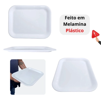 Travessa Bandeja 33,5 Cm para Buffet Sushi Expositor Vitrine Padaria Confeitaria Doceira Petisqueira