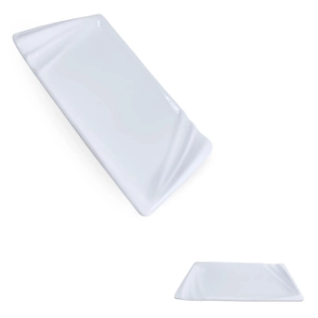 Prato Travessa 23 Cm para Buffet Sushi Finger Food Petisqueira Sobremesa Restaurante