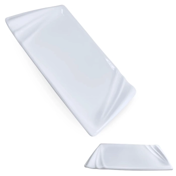 Prato Travessa 30,5 Cm para Restaurante Buffet Sushi Finger Food Petisqueira