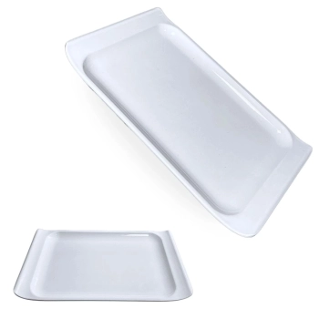 Travessa Bandeja 25 Cm Retangular para Buffet Sushi Finger Food Petisqueira Doceira Expositor