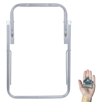 Suporte de Parede para Pendurar At 7 Cadeiras de Praia Ou Acessrios em Alumnio