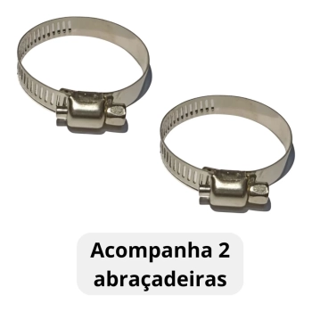 Kit Mangueira 1,45 M 32 Mm (1 Und) + Refil para Reposio Filtro 3600 L/H de Piscina + Abraadeiras