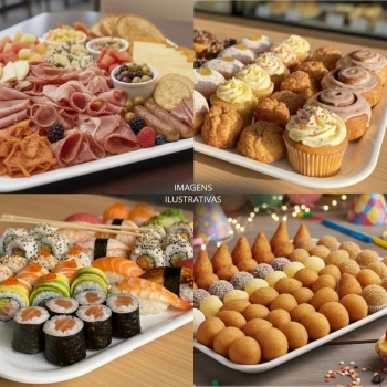 Kit 10 Travessas Bandejas 38 Cm para Buffet Expositor Vitrine Padaria Confeitaria Doceira Petisqueira