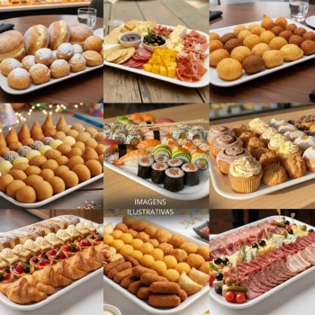 Kit 3 Travessas Bandejas 33,5 Cm, 38 Cm e 44 Cm (und) para Buffet Expositor Vitrine Padaria Confeitaria