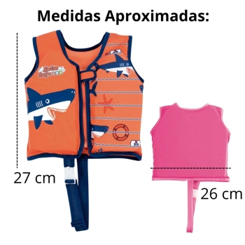 Kit Piscina Premium 6200 Lts de Armao + Colete P/M Infantil + Lana gua + Guarda Sol 1,30m