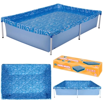 Piscina Infantil Mor Retangular em Ao 1000 Litros