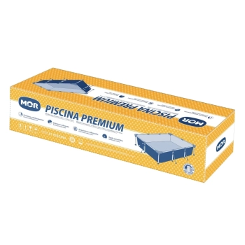 Piscina Mor Retangular Ferro Estruturada Premium 3700 Litros