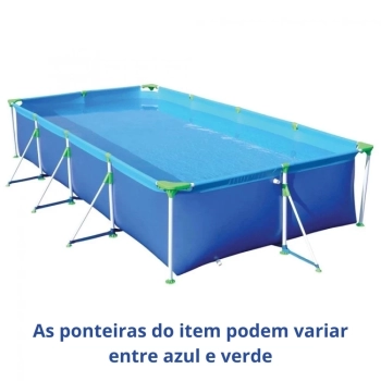 Piscina Premium 6200 Litros Retangular Ferro Estruturada Mor
