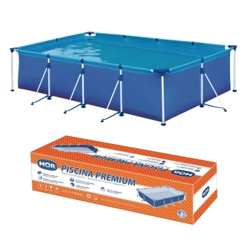 Piscina Premium 6200 Litros Retangular Ferro Estruturada Mor