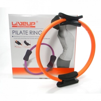 Arco Plus Alaranjado Anel Flexvel para Pilates Revestido em Eva 38 Cm de Dimetro