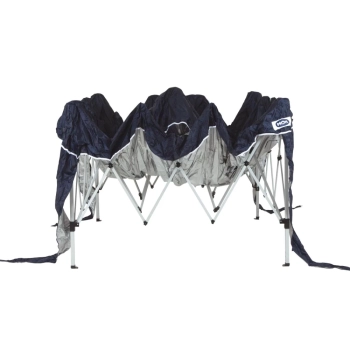 Gazebo Articulado X-flex Azul Mor Tenda Praia 3x3 Barraca Praia Sanfonada