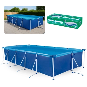 Kit Piscina 7600 Litros Premium + Filtro 110v Mor 2.200 L/H + Peneira + Flutuador + Forro + Capa
