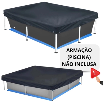 Kit Capa + Forro para Piscina Quadrada 1500 e 2000 Litros Mor ( Piscina No Inclusa )