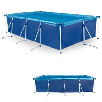 Piscina 5000 Litros Premium Mor Retangular Estruturada em Ao