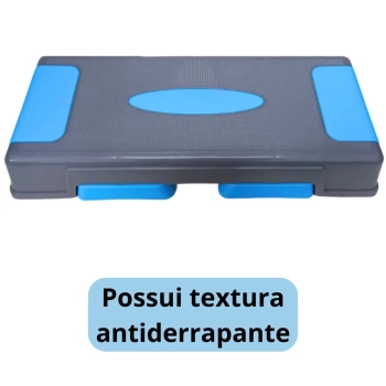 Step Regulvel Exercitador 63 Cm Aerbico com 3 Alturas Ginstica Crossfit Academia Exerccios