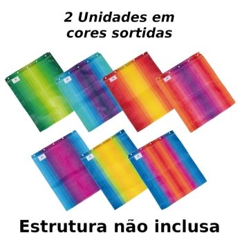 Kit 2 Telas de Reposio para Cadeira de Praia Alta