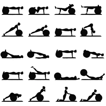 Bola Suia de Pilates 85 Cm Cinza Treino Pilates Ginastica Academia Yoga Exercicios