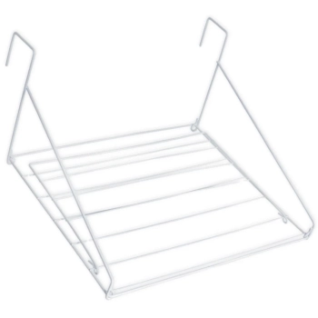 Varal de Porta Dobravel Portatil em Ao Slim Mor para Apartamento / Sem Furo