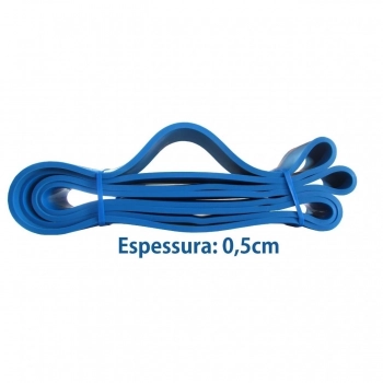 Faixa Elstica Super Band 4,5 Cm Intensidade Forte Azul
