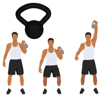 Kettlebell 6kg Ferro Pintado Preto
