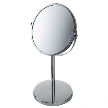 Espelho Mesa Maquiagem Dupla Face Giratrio com Aumento