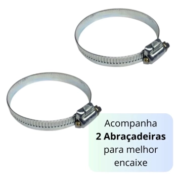 Kit Mangueira 6m 38mm + Aspirador + Peneira + Flutuador + Pastilha de Cloro para Limpeza Piscinas