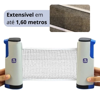 Rede Retratil para Tenis de Mesa Ping Pong com At 1,60m Ajustvel Bel