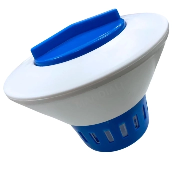 Flutuador Clorador Grande Netuno para Pastilhas de Limpeza e Manuteno de Piscinas