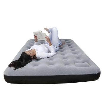 Colch�o Infl�vel Casal Fit Ecologic com Inflador Acoplado Camping Pesca